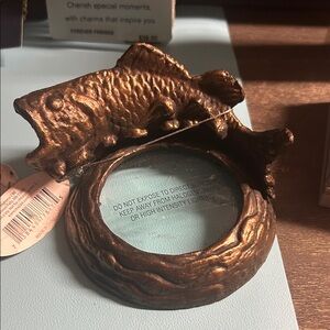 Bronze Fish-Shaped Magnifying Glass